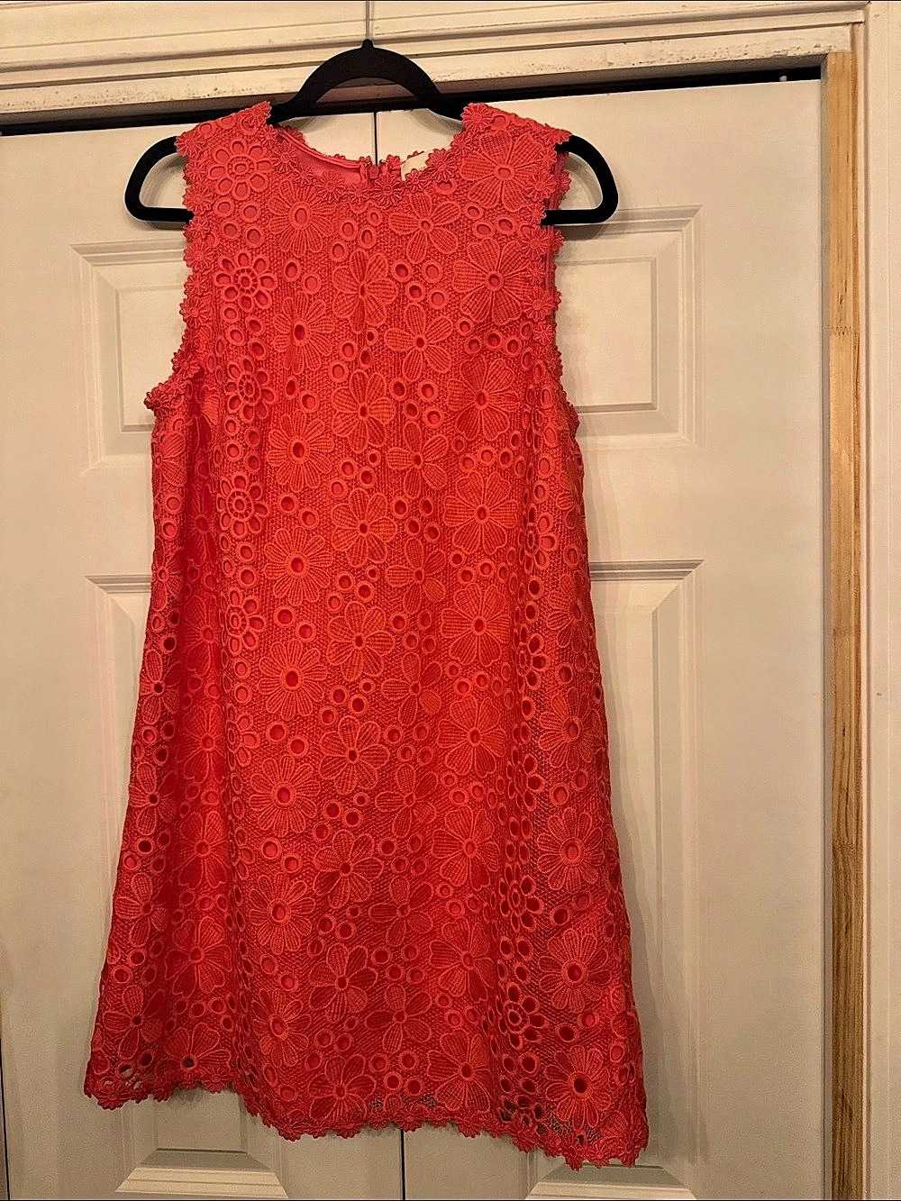 Kate Spade Floral Lace Mini Dress in Red Size 10 Like New